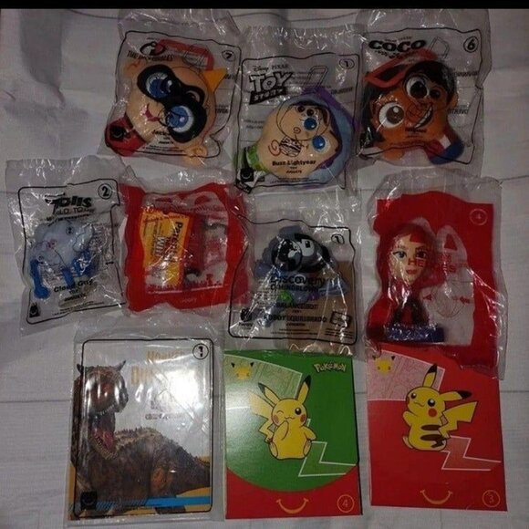 McDONALD'S HAPPY MEAL TOYS LOT OF 10-NEW-SEALED - Picture 1 of 2